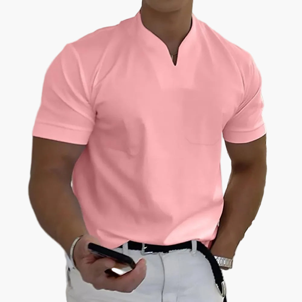 Herre polo-shirt moderne design – Elegant fritids- og business-look