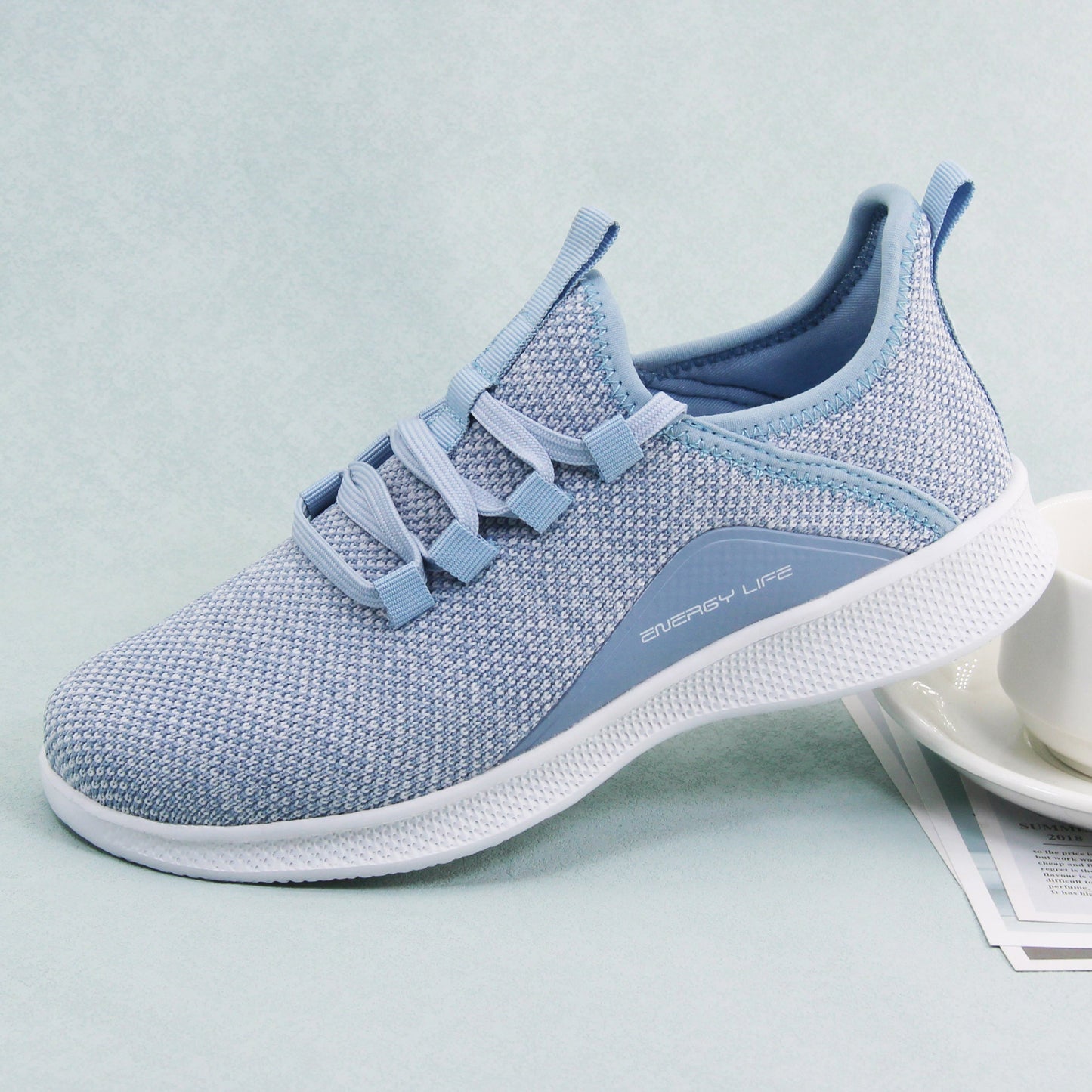 Damsneaker med komfort i slip-in-stil för fritid och vardag