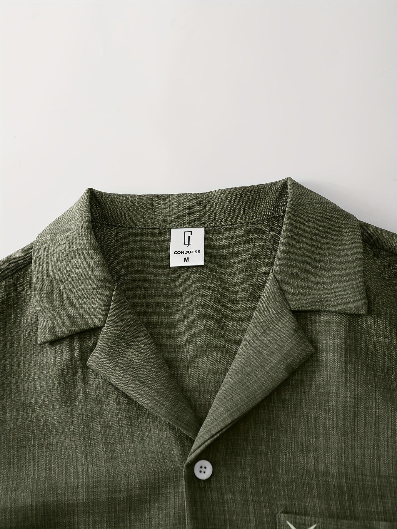 Set estivo uomo con camicia a maniche corte e pantaloni – Completo casual per tempo libero, quotidiano e vacanze