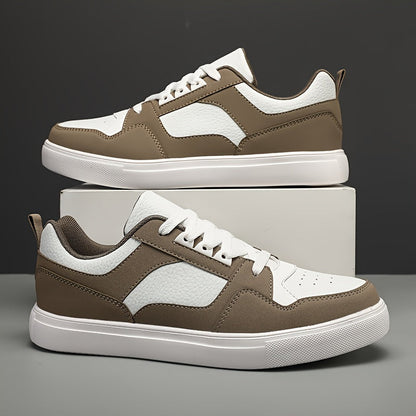 Męskie sneakersy w stylu preppy na co dzień i czas wolny