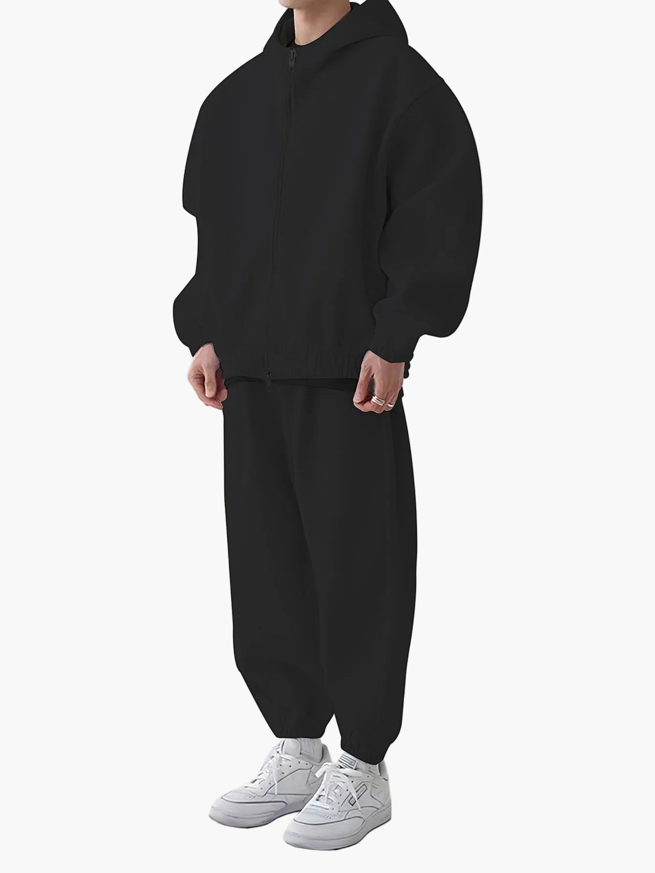 Herren Oversize Trainingsanzug mit Kapuze – Streetstyle und Freizeitmode