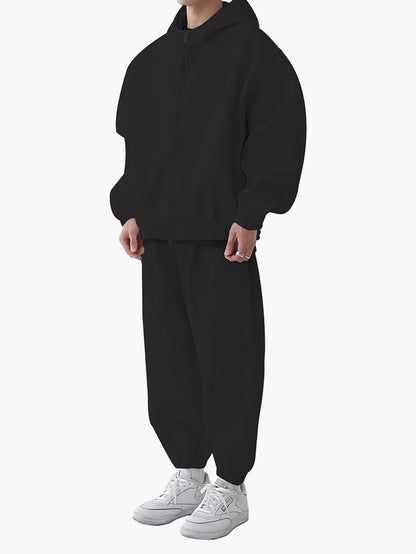 Herren Oversize Trainingsanzug mit Kapuze – Streetstyle und Freizeitmode