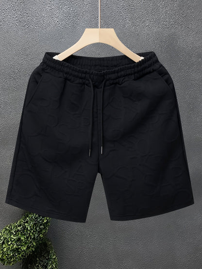 Herren Freizeitshorts mit Strukturmuster – Modernes Design für Alltag & Sport
