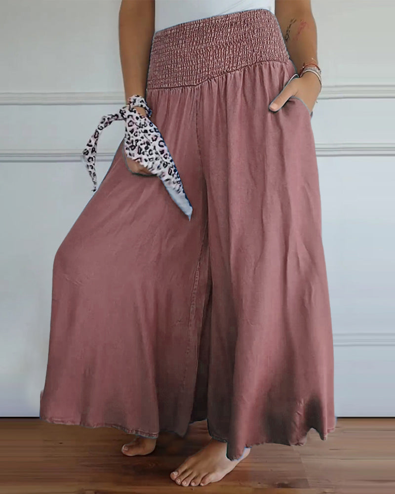 Dams vida high waist fritidsbyxor – Elegant komfort för vardag & semester