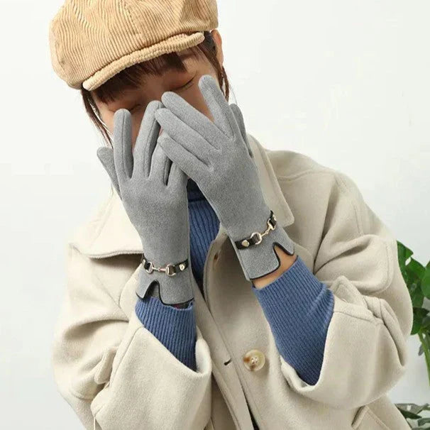 Vintage winterhandschoenen voor dames