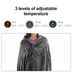 Deken met USB-verwarming en instelbare temperatuur