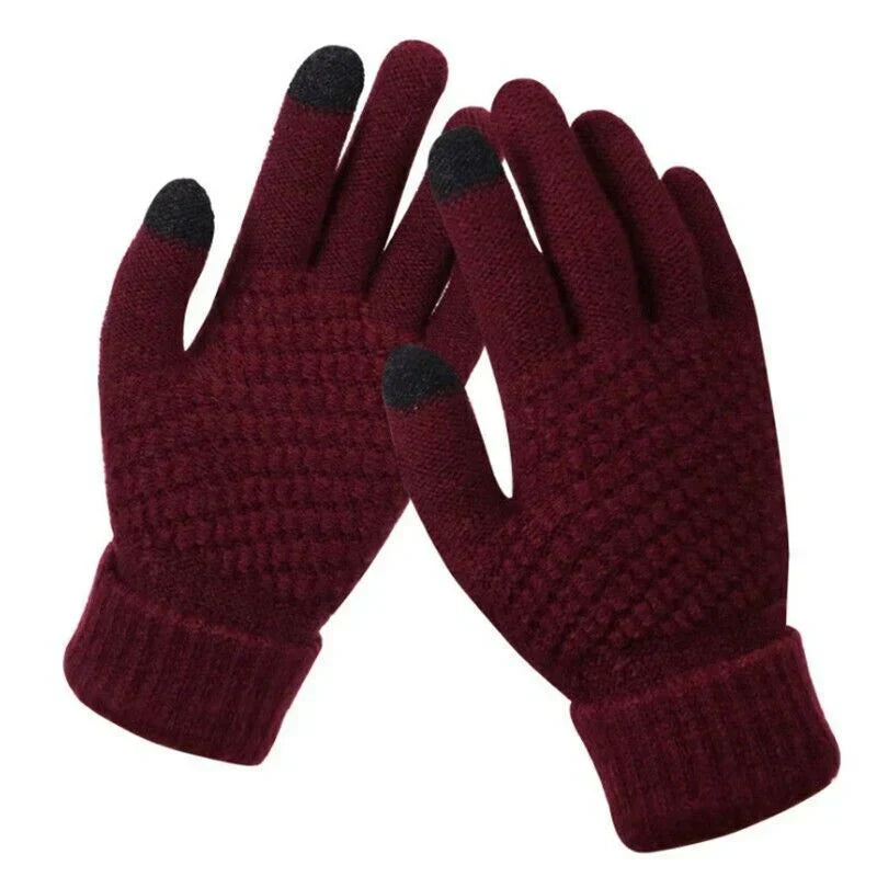 Gebreide touchscreen-handschoenen voor dames