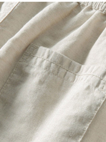 Herre kortærmet skjorte med ståkrave – Moderne fritids- og businessskjorte, minimalistisk look