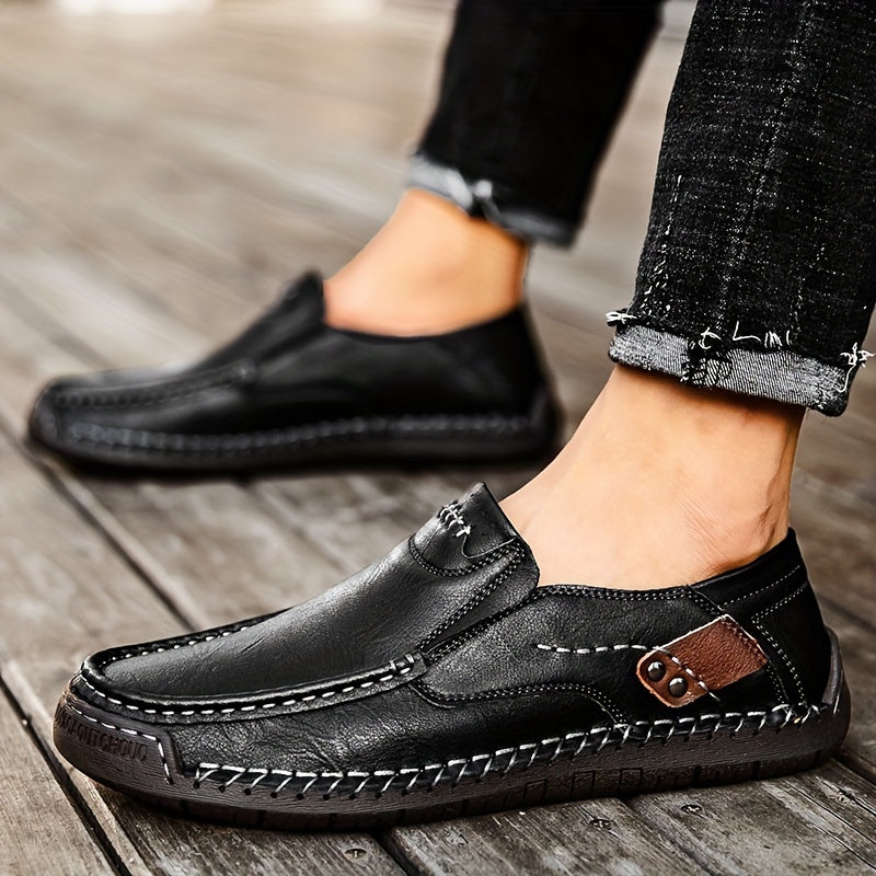 Męskie wsuwane buty rekreacyjne w stylu vintage na co dzień i czas wolny