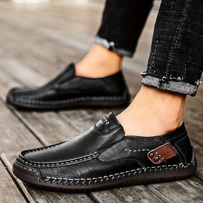 Męskie wsuwane buty rekreacyjne w stylu vintage na co dzień i czas wolny