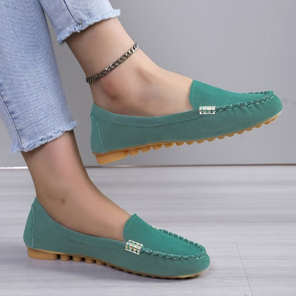 Damen Mokassin Loafer – Bequeme Freizeitschuhe für Alltag und Büro