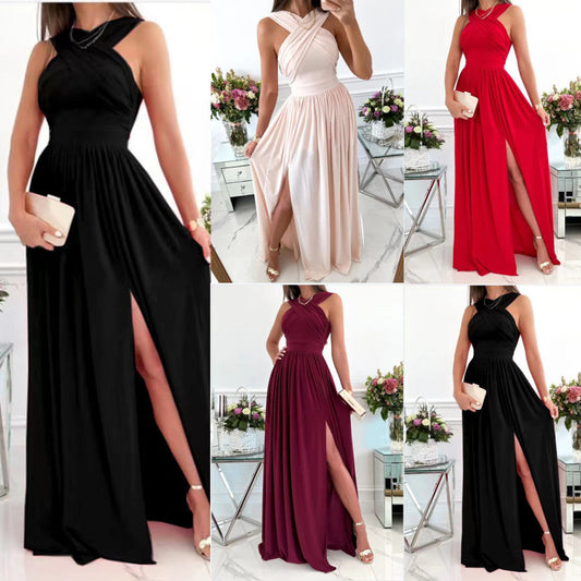 Natalie – Ärmelloses Sommerkleid mit Nackenband