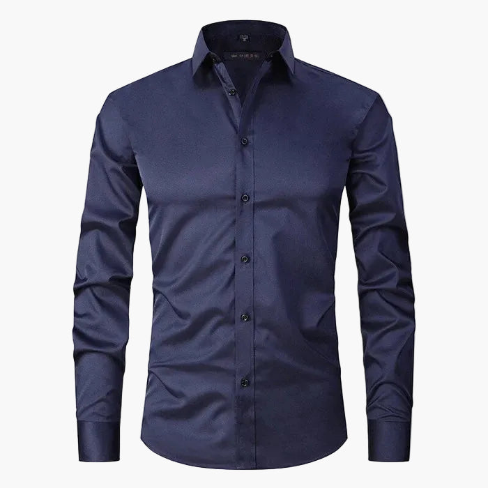 Herren Slim Fit Businesshemd – Modernes Langarmhemd für Büro & Freizeit