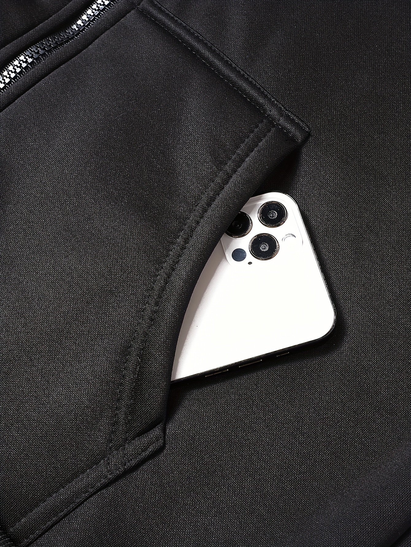 Unisex Kapuzenpullover Balaclava-Design & Jogginghose Trainingsanzug mit Spinnen-Logo
