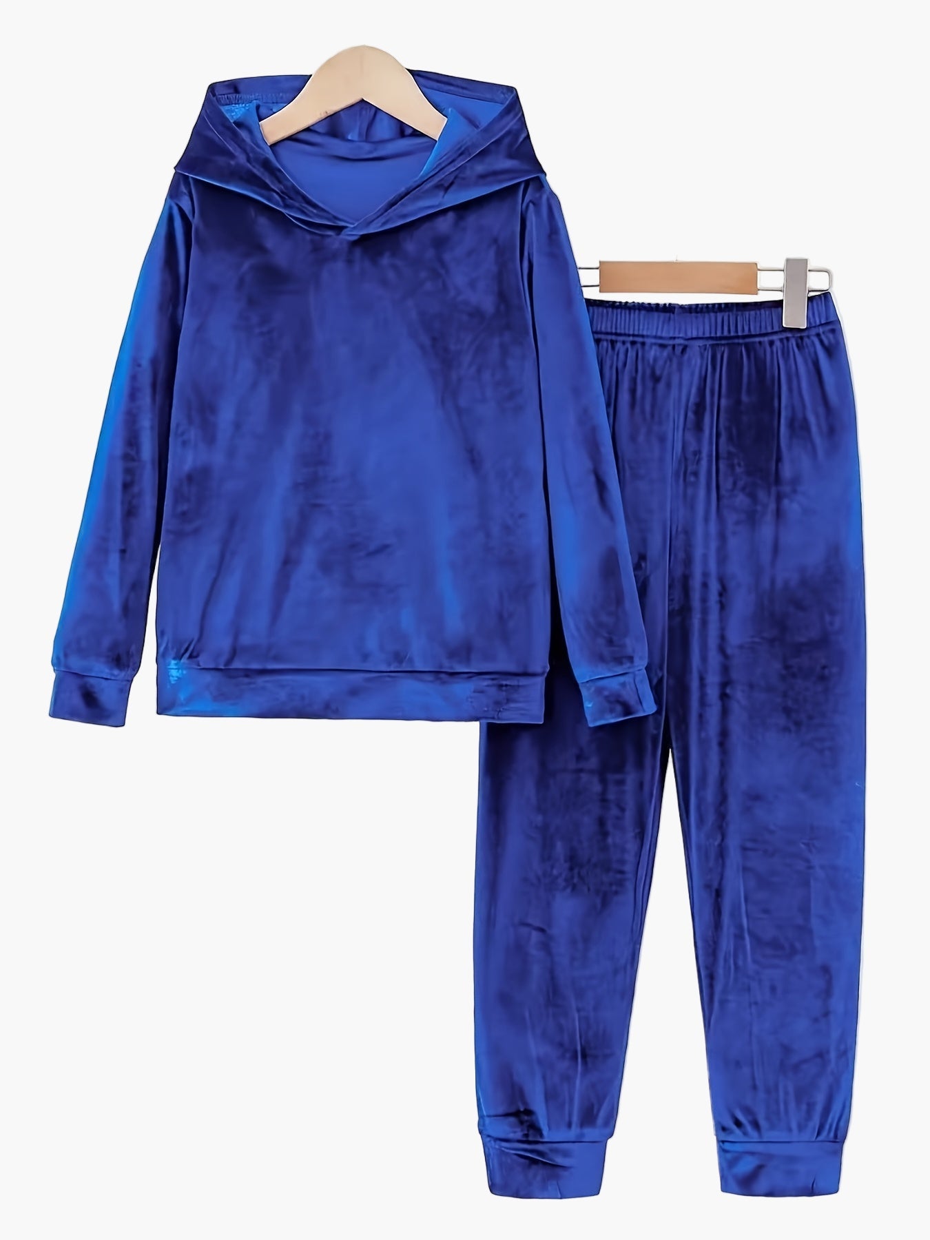 Conjunto de casa casual para mujer con sudadera con capucha y pantalón de jogging – Conjunto cómodo de lounge y entrenamiento