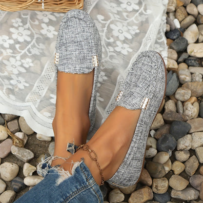 Damen Slip-On Loafer im Casual-Stil für Alltag und Freizeit