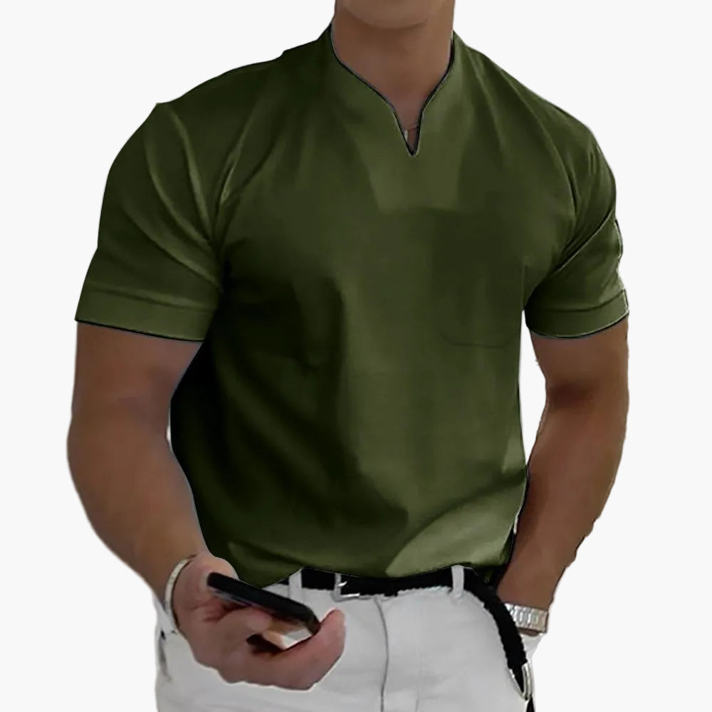 Herre polo-shirt moderne design – Elegant fritids- og business-look