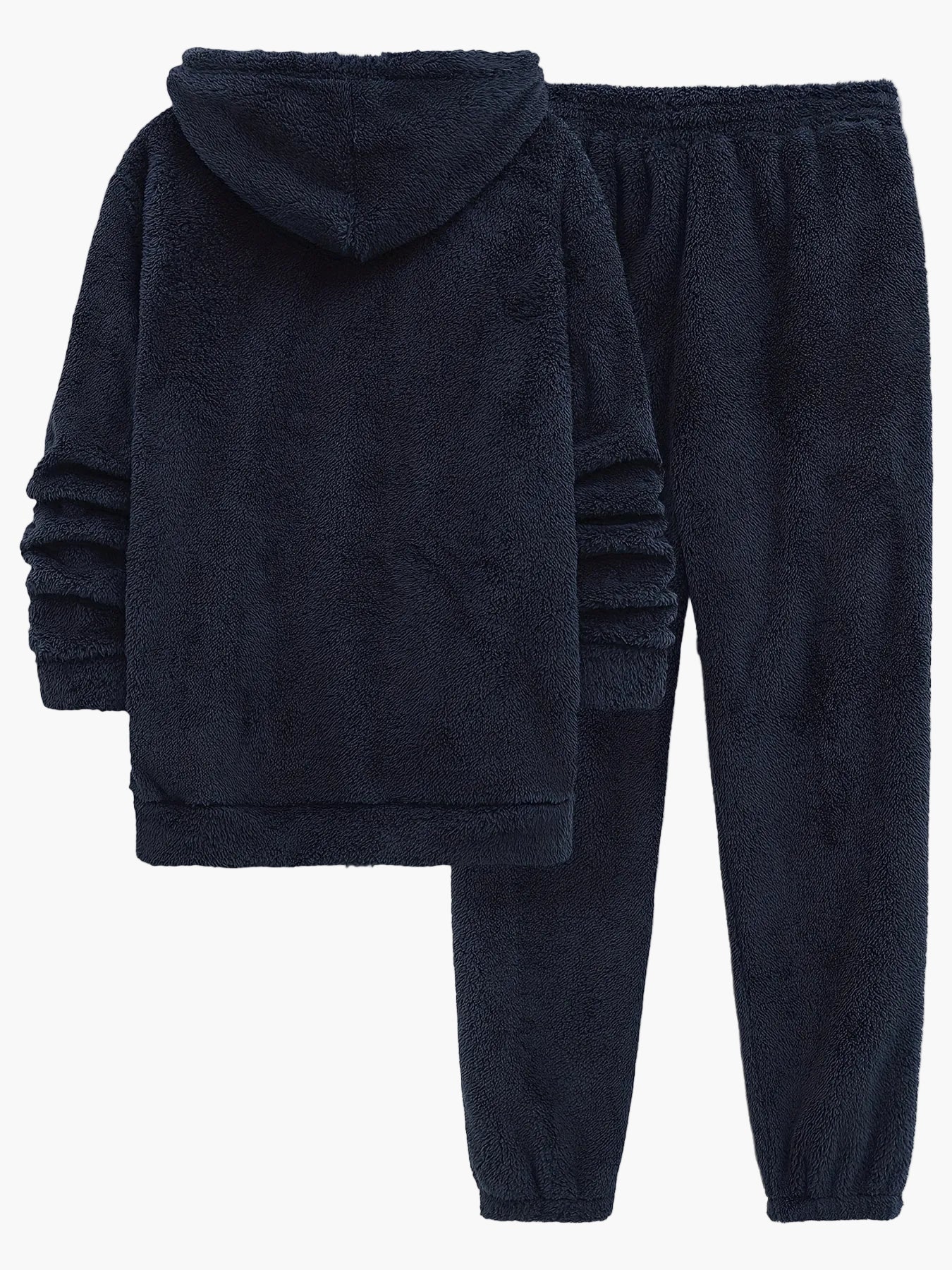 Set tuta da jogging con felpa in pile da uomo – Look comodo per tempo libero e casa