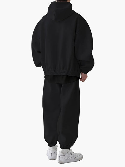 Herren Oversize Trainingsanzug mit Kapuze – Streetstyle und Freizeitmode
