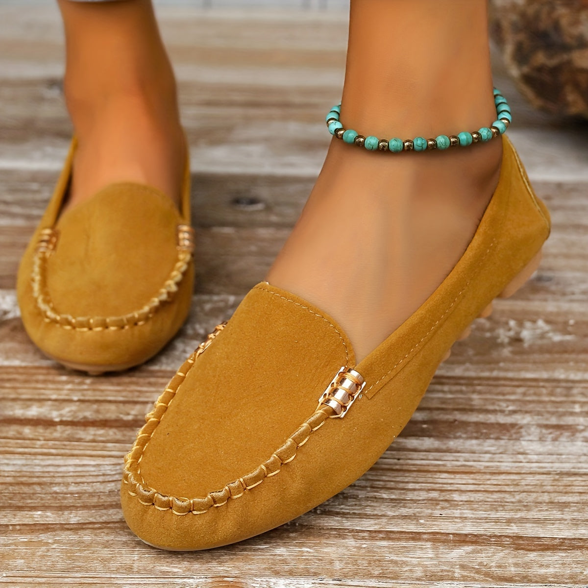 Damskie mokasyny wsuwane wygodne buty na co dzień – elegancki styl loafer do codziennego użytku i do biura
