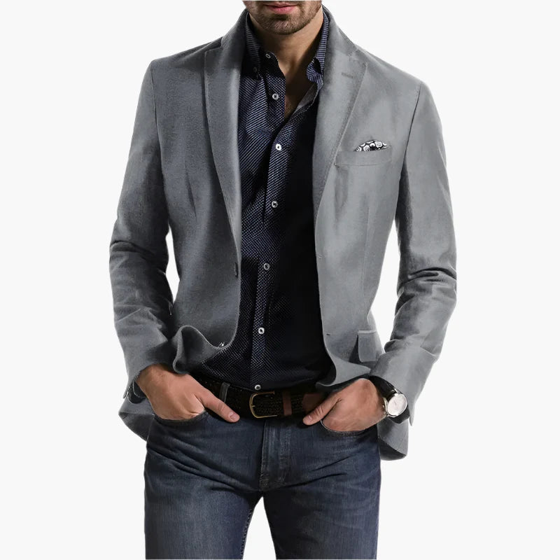 Heren Blazer Klassiek Elegant – Veelzijdig Colbert voor Kantoor, Evenement & Vrije Tijd