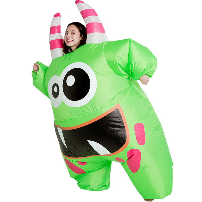 Costume Halloween enfant extraterrestre gonflable avec OVNI – Costume alien amusant pour fête d’Halloween & carnaval
