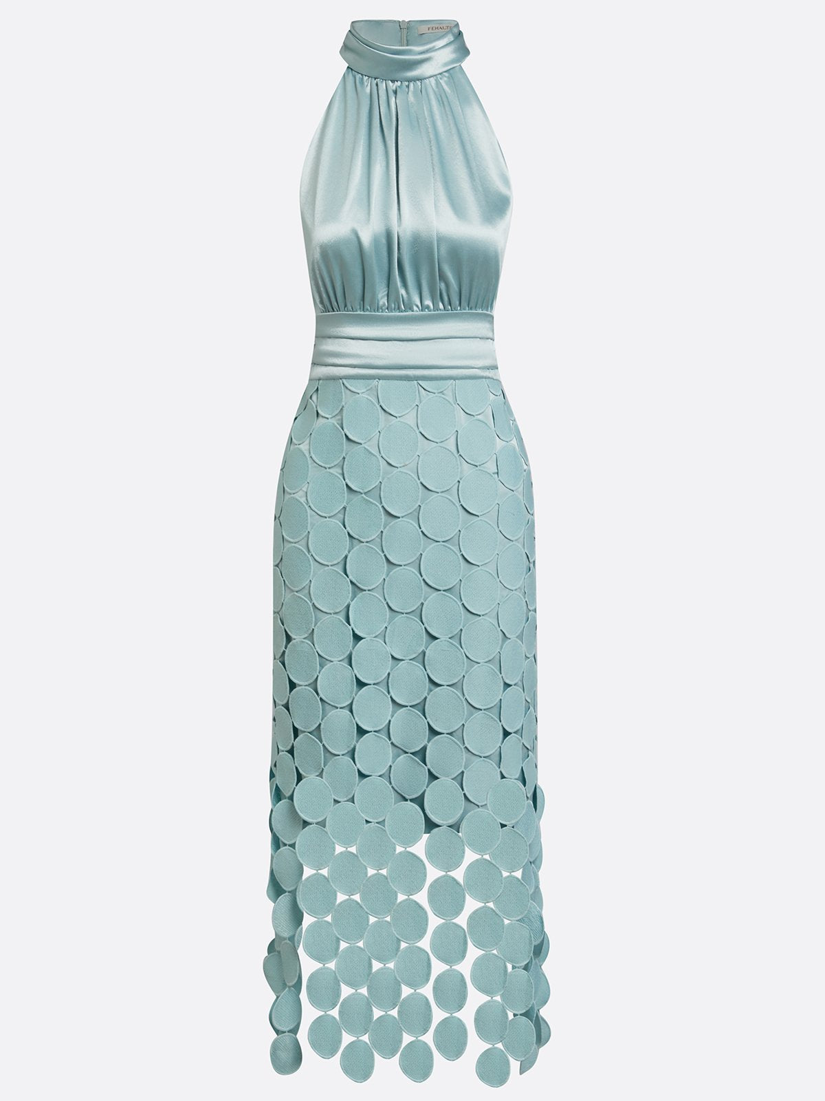 Céline | Midi-jurk met halternek voor dames