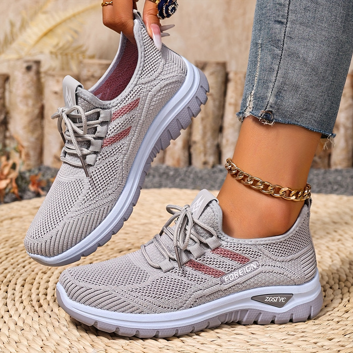 Dames Sneakers Vrijetijdsschoenen Sportschoenen Comfort Licht Ademend Hardlopen