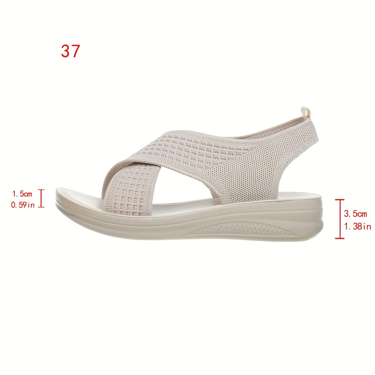 Sandalias slingback cómodas para mujer con tiras cruzadas para uso diario y tiempo libre