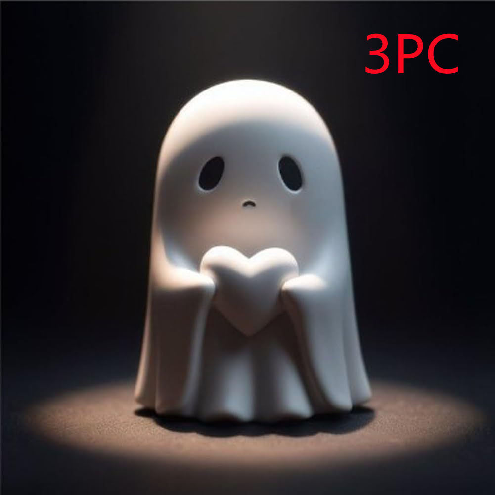 Figura Decorativa Fantasma Halloween con Dito Medio – Decorazione Divertente e Birichina per Halloween
