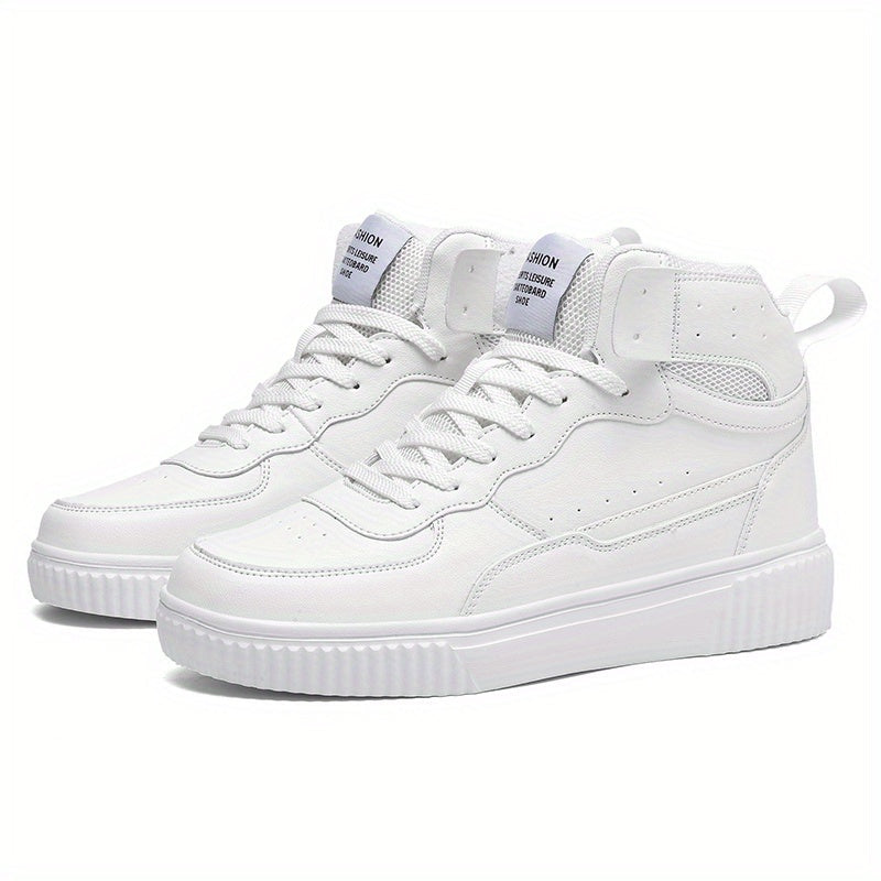 Herren High-Top Sneaker Sportlich Freizeit Schuhe für Alltag und Outdoor