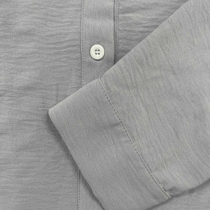 Camicia casual da uomo con colletto revers – Maglia elegante a maniche lunghe per tutti i giorni e vacanze