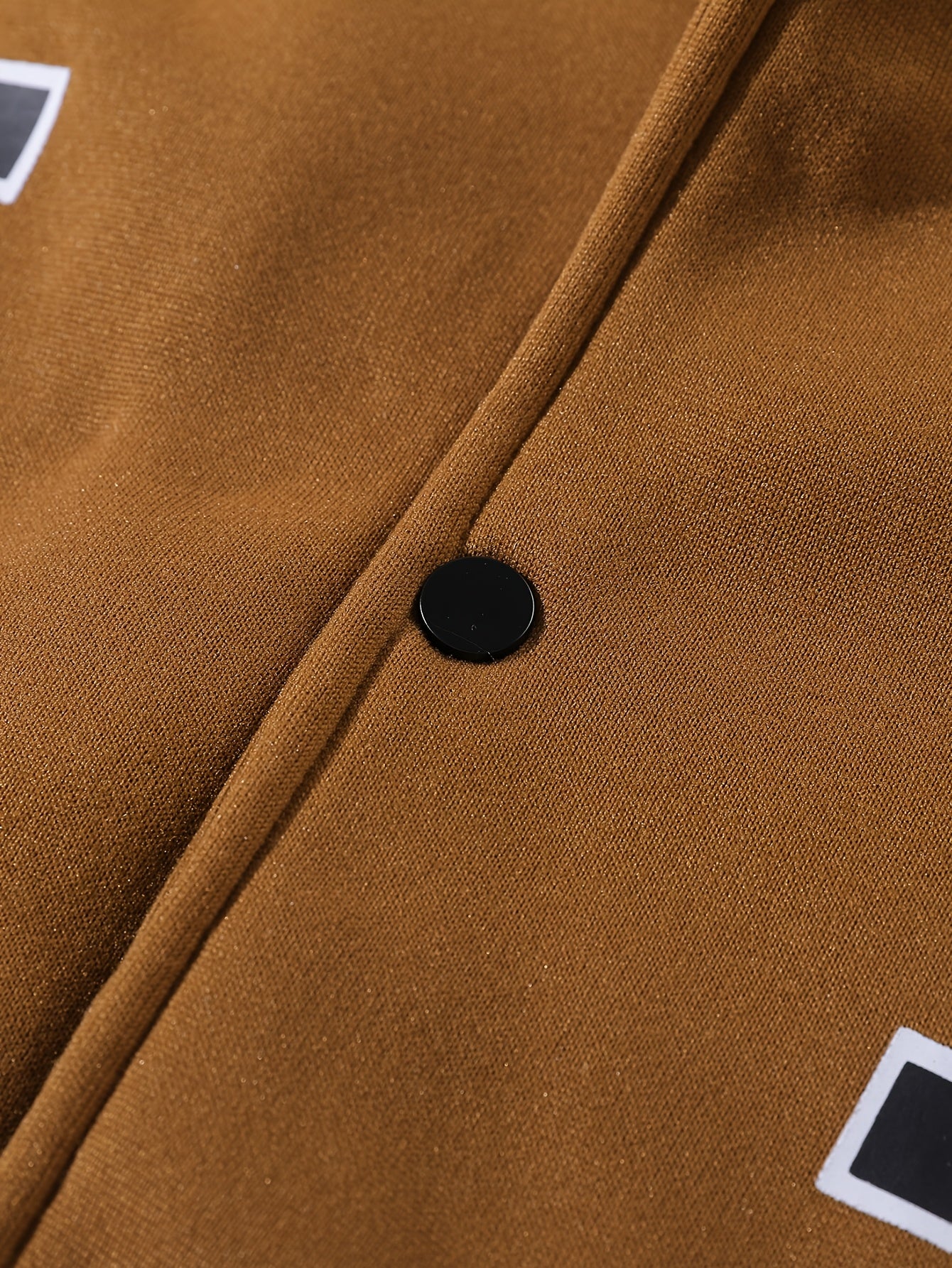 Chaqueta de béisbol unisex multicolor con parches «LA», chaqueta universitaria de estilo casual con cierre de botones