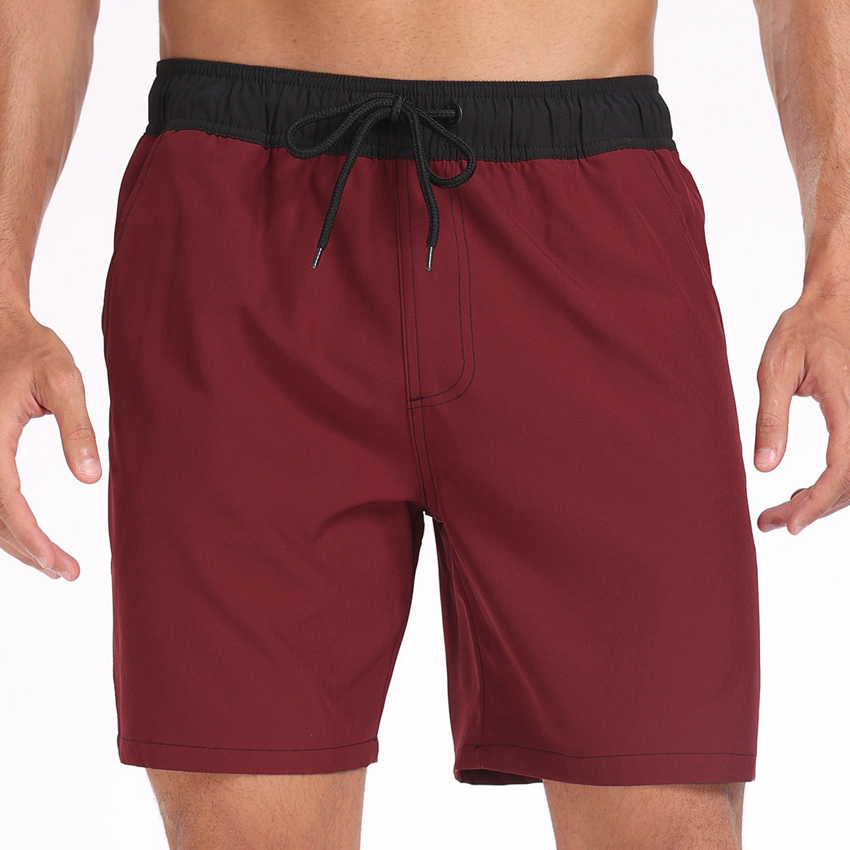 Herrebadeshorts med inderlomme – Sportslige badeshorts til strand og fritid