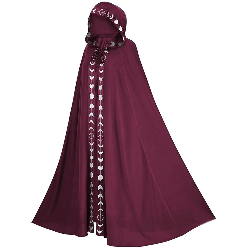 Halloween Mantel met Kap voor Volwassenen – Mystieke Cosplay Mantel Unisex voor Feest & Kostuum