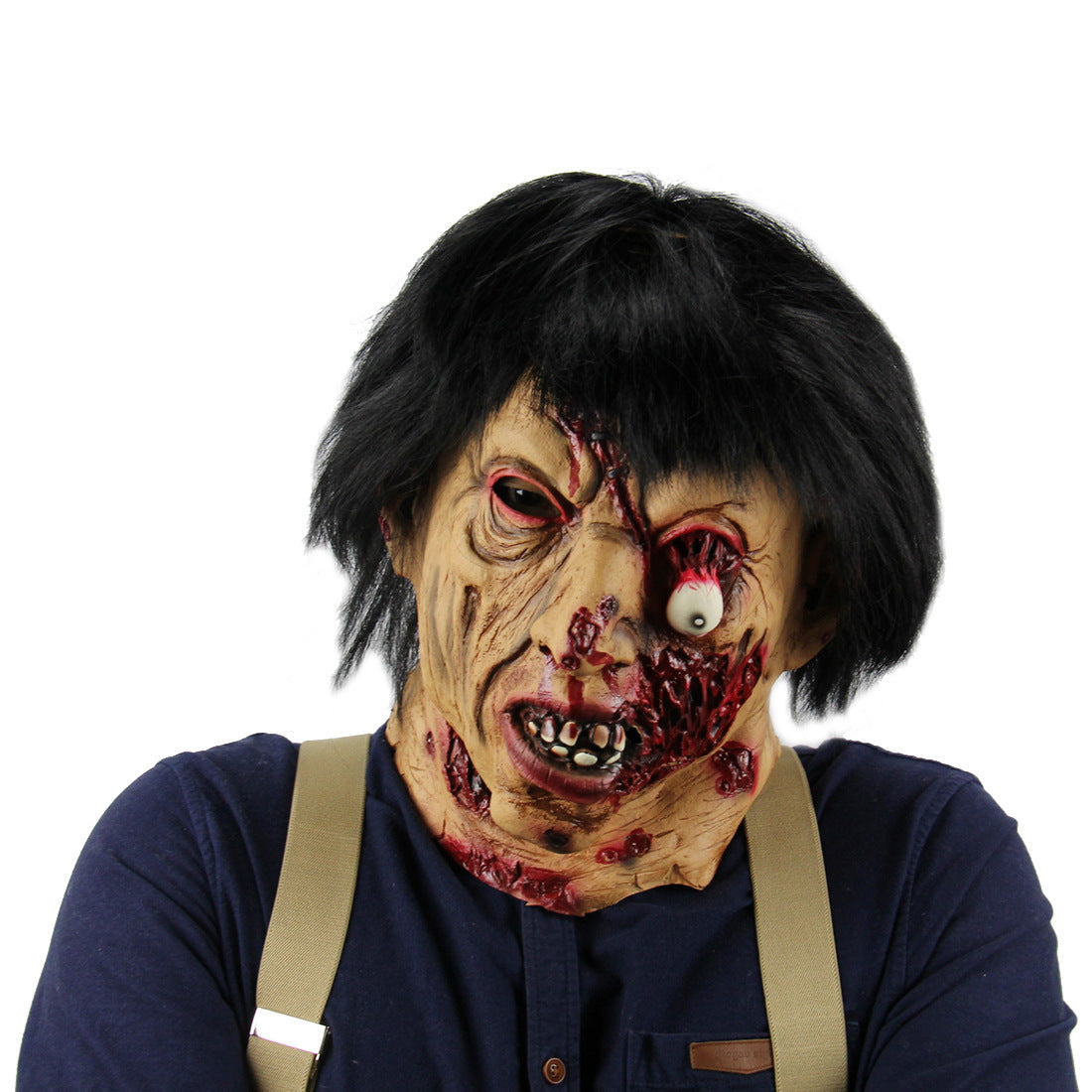 Halloween vampyrdemon-maske for voksne – Skummel utkledning for Halloween-fester og kostymearrangementer
