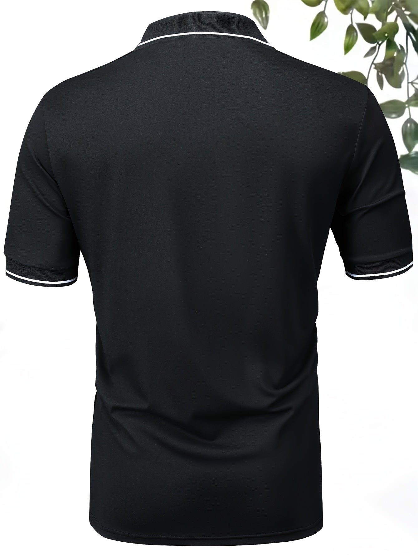 Herren Polo T-Shirt Modern Casual mit Kontrastkragen – Kurzarm für Alltag und Freizeit