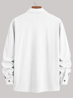 Bryce | Overshirt met lange mouwen, zakken en knopen voor heren