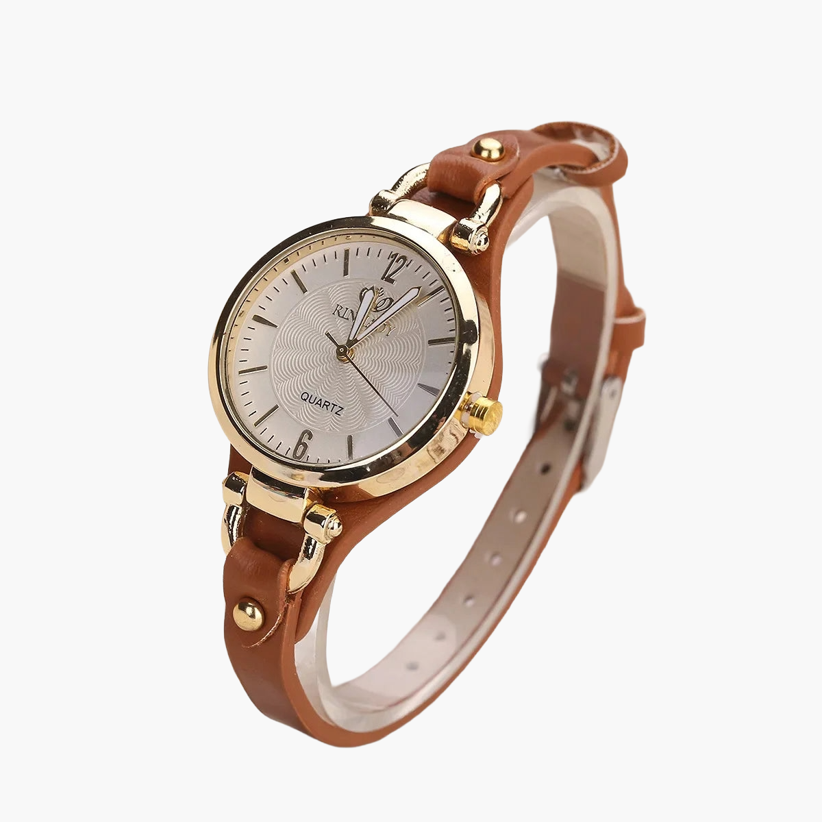 Damen Vintage Armbanduhr im Minimalistischen Stil – Elegante Quarz Uhr für Alltag und Business