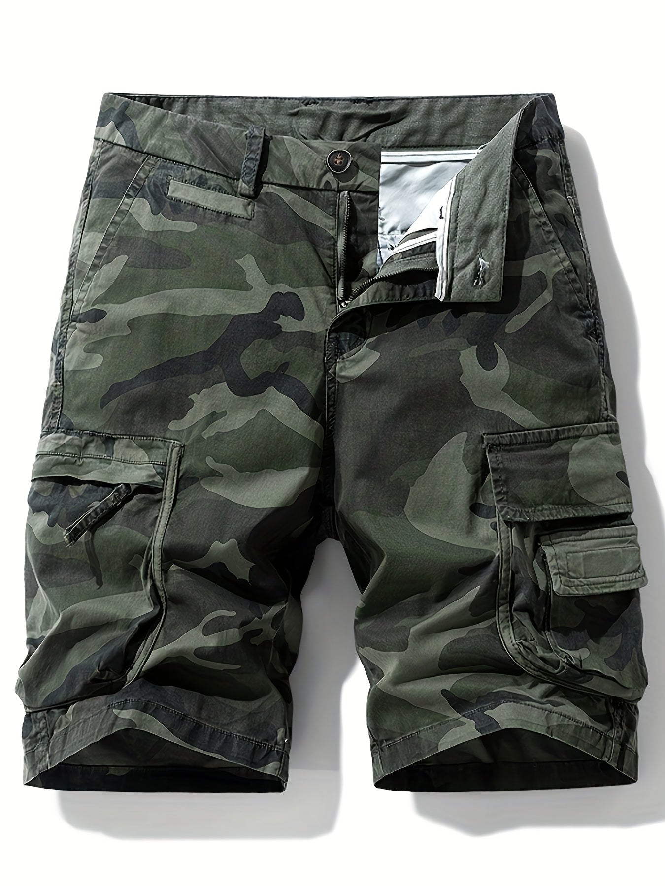 Pantaloncini Cargo Uomo Design Camouflage – Bermuda Outdoor e Tempo Libero con Tasche