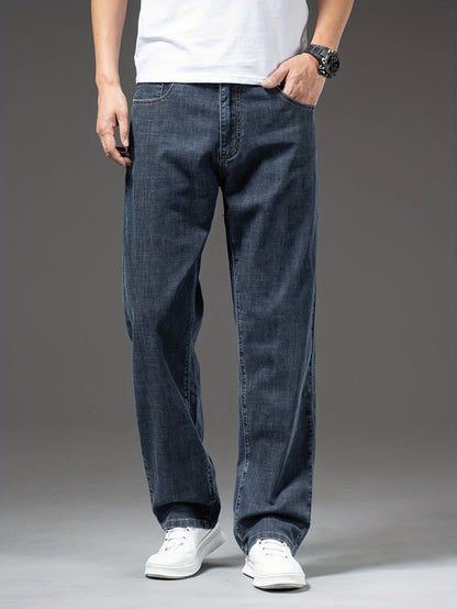 Herren Jeans Weit Geschnitten Freizeit Basic Regular Fit – Komfortabler Alltag und Wochenendstil