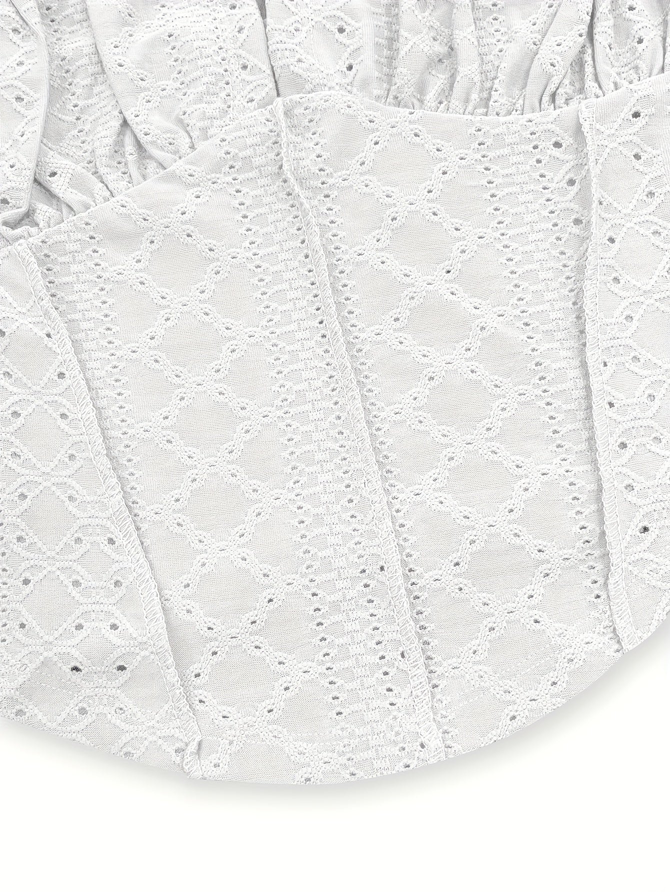 Damski top gorsetowy w stylu boho z ozdobnym sznurowaniem – modny bustier na wiosnę i lato