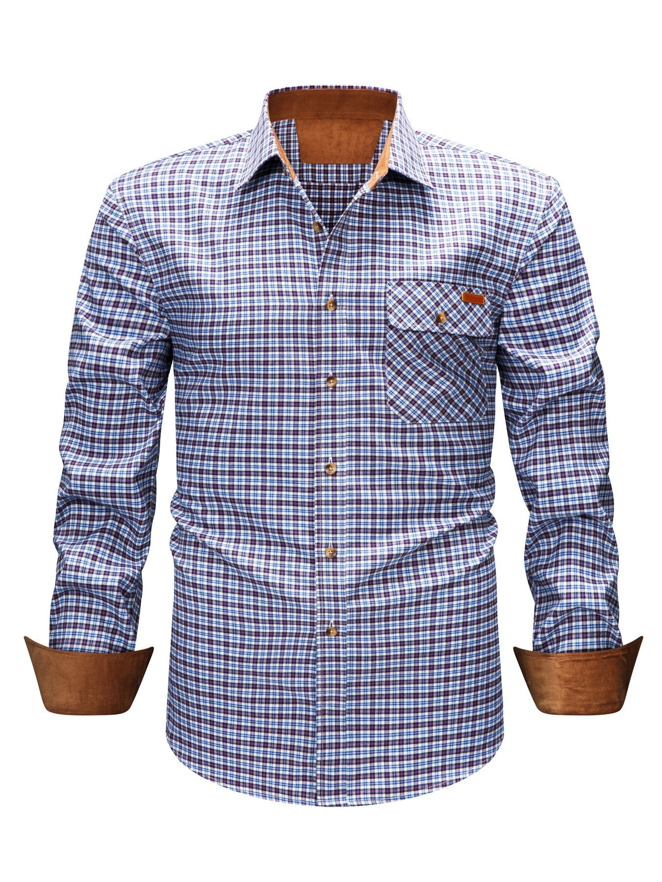 Camicia casual uomo a quadri manica lunga – Camicia moderna per tutti i giorni e ufficio