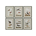 Canvas schilderij berken met vogelmotief, 40 x 2,5 x 54 cm