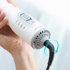 3-in-1 heteluchtborstel droogt, stylet en krult, 550 W