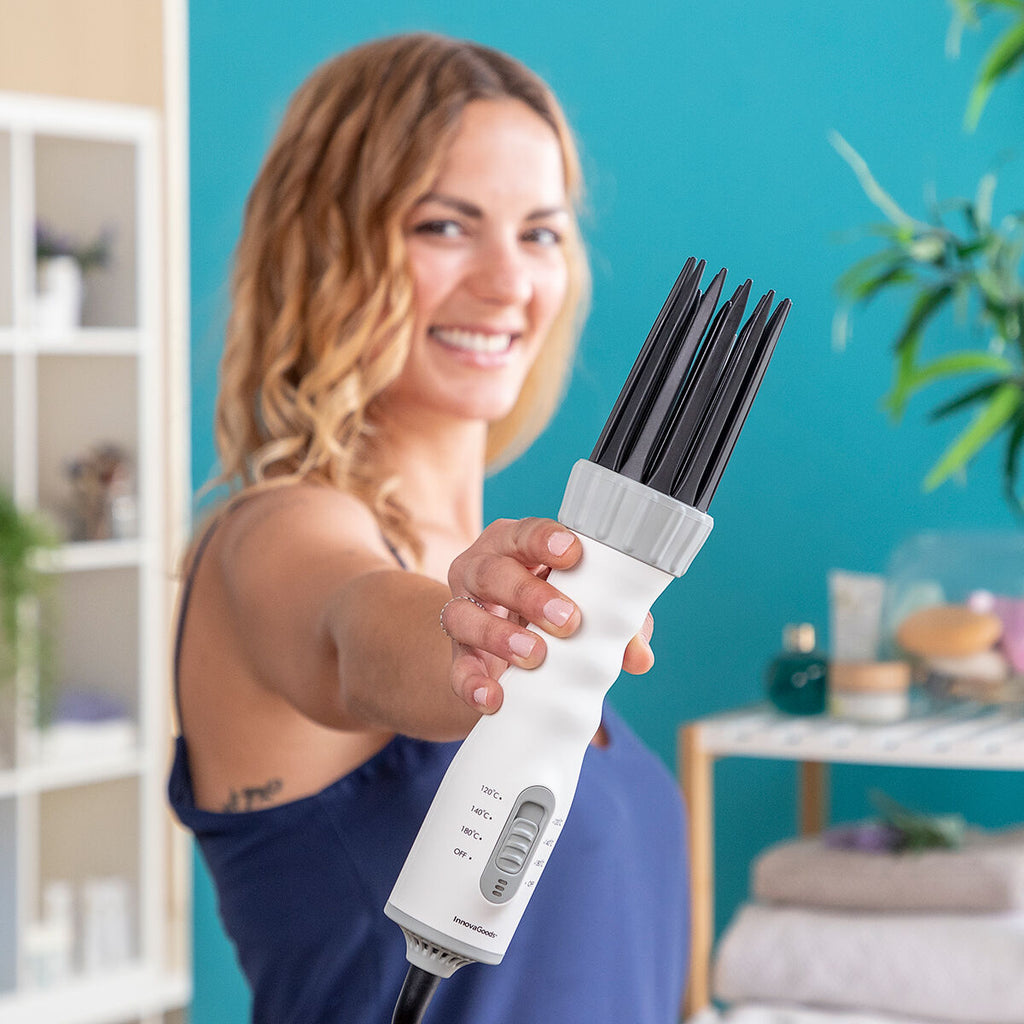 3-in-1 heteluchtborstel droogt, stylet en krult, 550 W