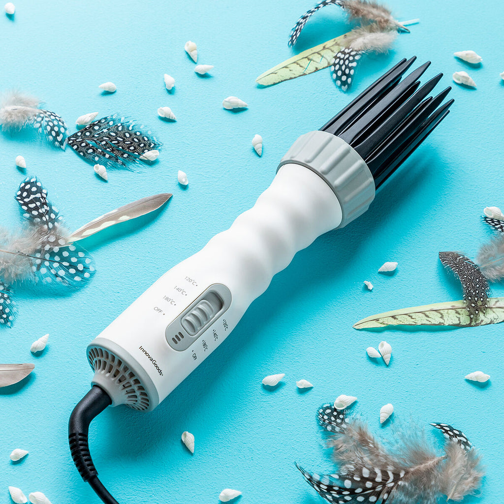 3-in-1 heteluchtborstel droogt, stylet en krult, 550 W