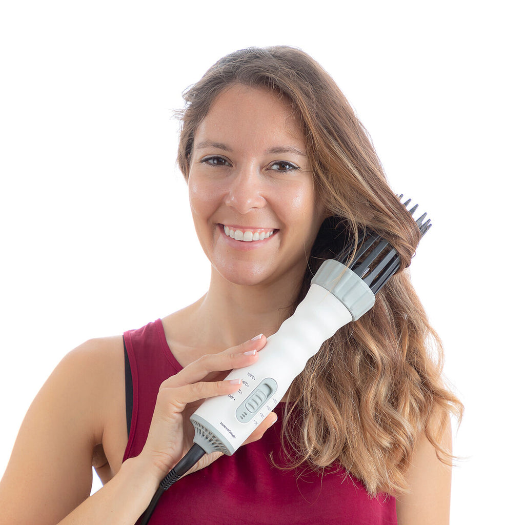 3-in-1 heteluchtborstel droogt, stylet en krult, 550 W