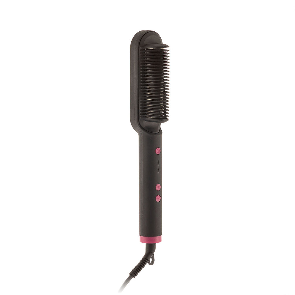 Keramische stijlborstel, 5 temperatuurniveaus, 45 W, zwart/fuchsia