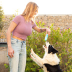 Bevriesbaar kauwspeeltje voor honden 2-in-1, TPR, blauw